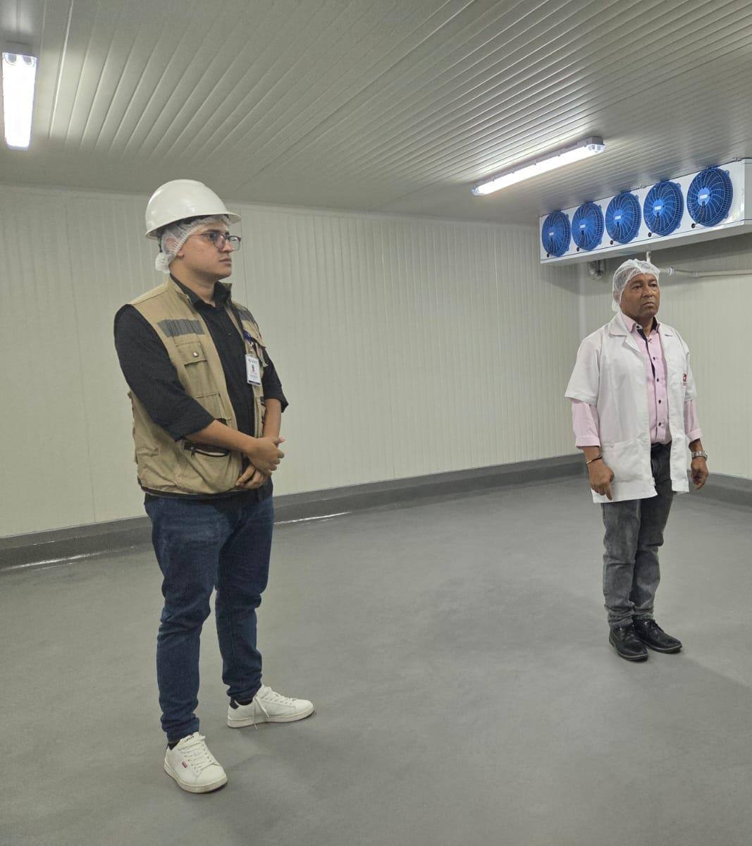 Interventoría y entrega de cuartos fríos con paneles termoaislantes y evaporadores